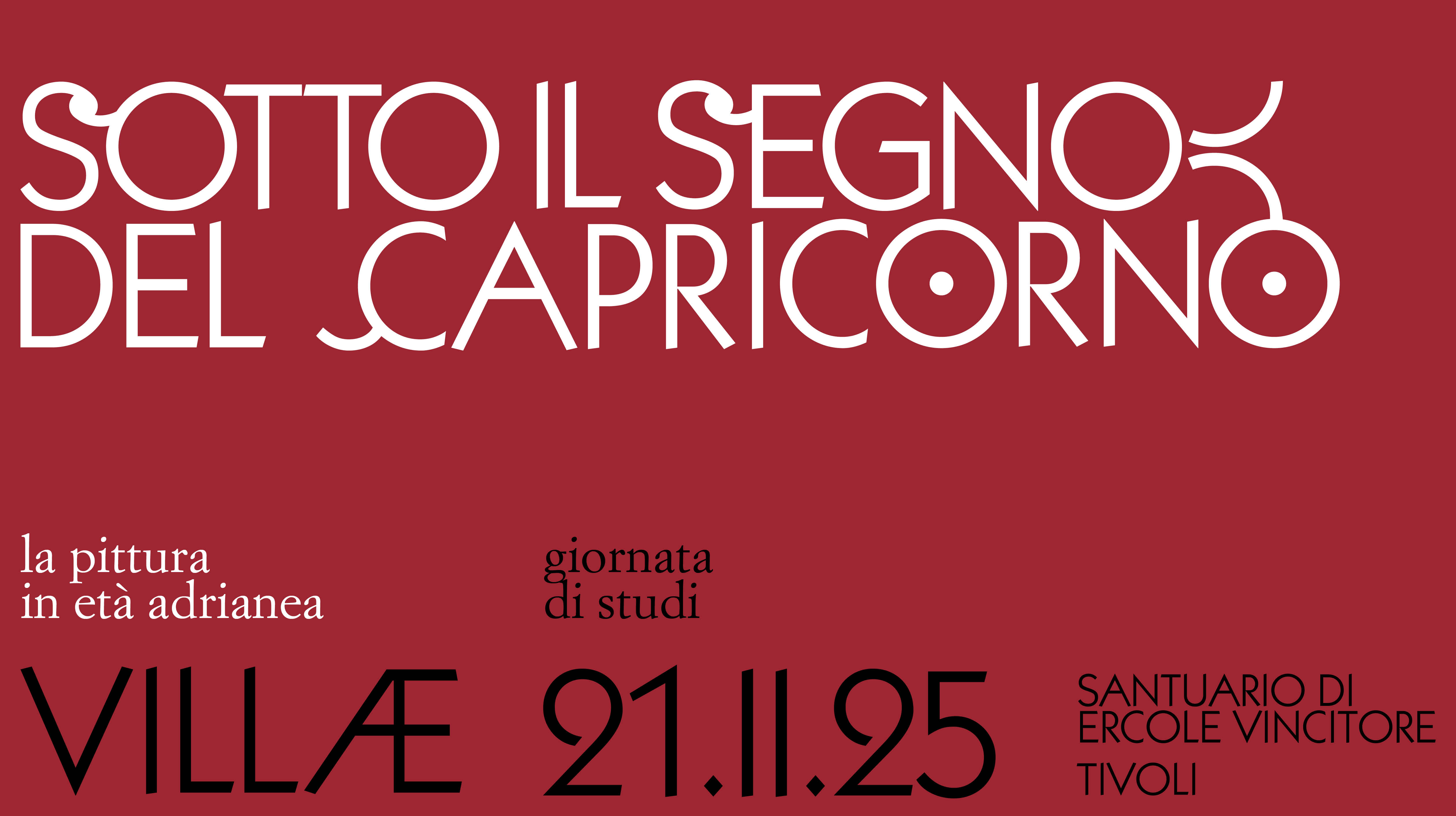 Sotto il segno del Capricorno: la pittura in età adrianea. Giornata di studi